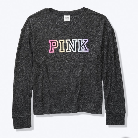 PINK Victoria's Secret Other - VS Pink Cozy Sleep Pajama Tee Rainbow